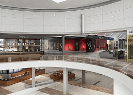 Render interior de centro comercial en españa Lumion vray 3dmax
